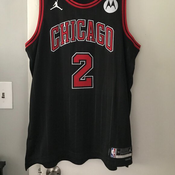 NEW Nike Swingman Statement Edition Lonzo Ball Chicago Bulls Jersey Size 2XL 56 - Picture 3 of 7